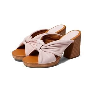 Kork-Ease Haya Women's Slide Sandal Pink Rose Suede Suede Size 8 Knot Slide In